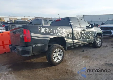 2021 Chevrolet Colorado 2Wd Long Box Lt from USA, damaged, VIN 1GCHSCEA4M1252561
